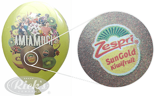 voorbeeld zespri ballon detail cmyk quadri bedrukking