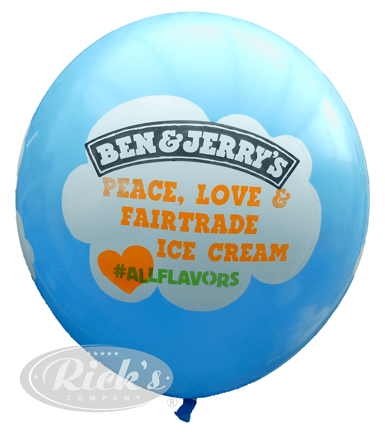 ben&jerrys balloon giant multicolor print