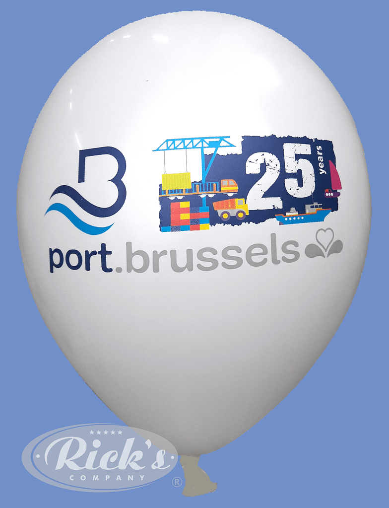 ballonvoorbeeld meerkleurendruk haven van brussel